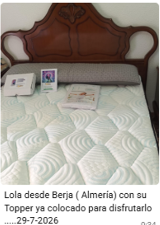 Cliente satisfecho Topper BioFamily