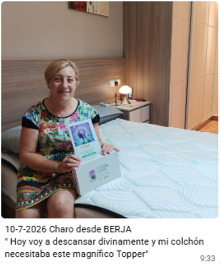 Cliente satisfecho Topper BioFamily